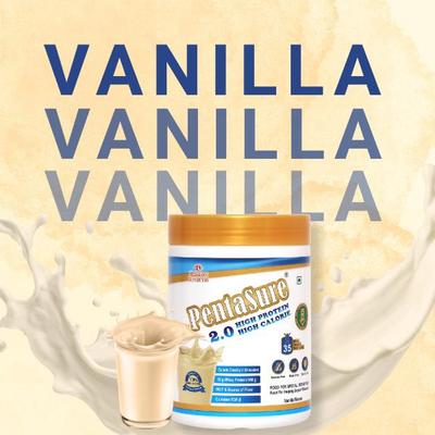 PentaSure 2.0 High Protein High Calorie Powder - Vanilla Flavour 400 g - Daily Health Drinks