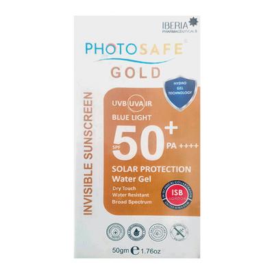 PHOTOSAFE GOLD SPF 50+ PA++++ UVA/UVB/IR/BLUE LIGHT INVISIBLE Sunscreen 50g - Sun Protectors-Emo