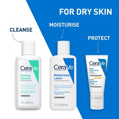 CeraVe Foaming Cleanser For Normal To Oily Skin 88 ml - Face Wash & Cleansers