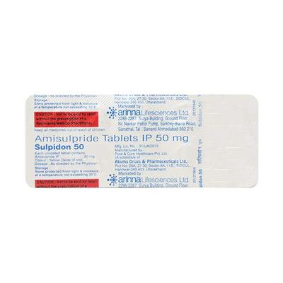 Sulpidon 50mg Tablet 10'S - Schizophrenia-Aps