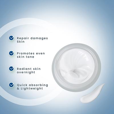 Lotus Herbals Whiteglow Skin Whitening & Brightening Nourishing Night Creme 60 gm - Face Creams