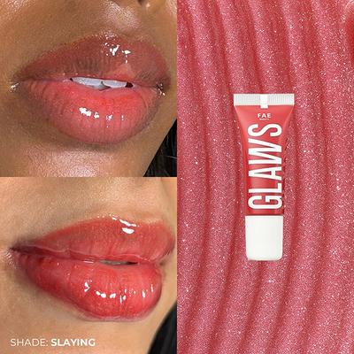 FAE Beauty Mini Peptide Lip Gloss Trio - Festive Edition, Shades - Stunning, Slaying, Popping 15 ml - Lip Glosses