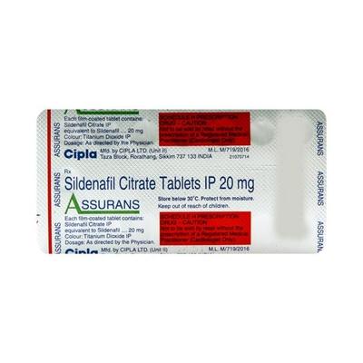 Assurans Tablet 15'S - Impotence/Erectile Dysfunction (Ed)