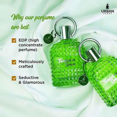 Lyla Blanc Urban Scent Tangled In Green Long Lasting Perfume For Women 100 ml - Women Perfumes (Edt/Edp)