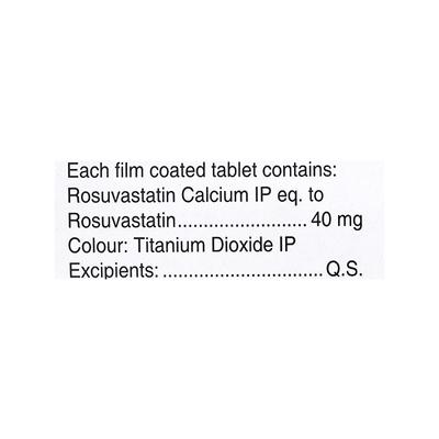 Lipitas 40mg Tablet 10'S - High Cholesterol-Dys