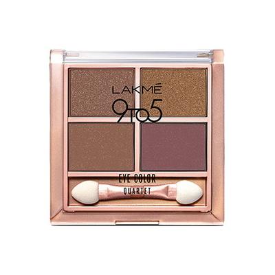 Lakme 9 To 5 Eye Color Quartet Eye Shadow Mystic Nudes 7 Gm - Eyeshadow, Bases & Primers