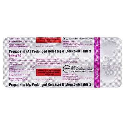ETOWIN PG Tablet 10's - Neuropathic Pain-Dru