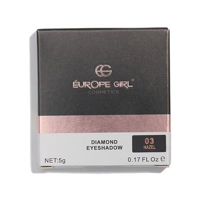 Europe Girl Single Diamond Eyeshadow 03 Hazel NA 5 gm - Eyeshadow, Bases & Primers
