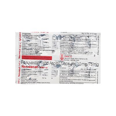 NOVASTAT ASP 10 Capsule 10's - High Cholesterol-Dys