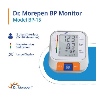 Dr. Morepen Blood Pressure Monitor Fully Automatic (BP-15) 1's - Blood Pressure Monitors