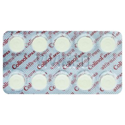 COLINOL SPAS Tablet 10's - Muscle Cramps/Spasticity-Ant