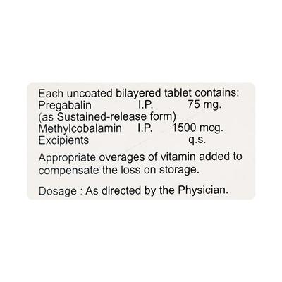 Preganerve M SR Tablet 10'S - Neuropathic Pain-Dru