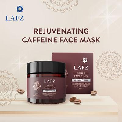 Lafz Caffeine Face Mask 50 gm - Masks & Peels