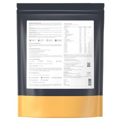 Nutrabay Gold Vital Whey Protein Powder - Belgian Chocolate 1 kg - Whey Proteins