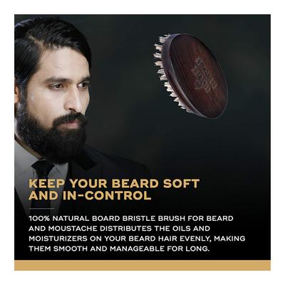 Beardhood Beard Brush (with Pouch) - Beard Comb