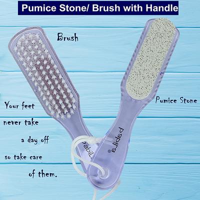 Babila Pumice Stone/ Brush with handle-PC-v 02 1's - Foot Scrubs