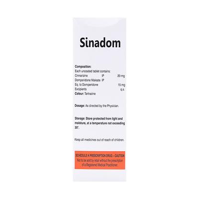 Sinadom Tablet 10'S - Vomitting/Emesis-Ant