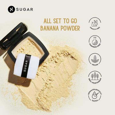 SUGAR Cosmetics Powder Play Banana Compact 6 gm - Compact Powder