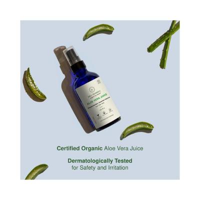 Juicy Chemistry Aloe Vera Juice for Face & Body - Made With 99.5% Aloe Vera Juice Mist Spray 110 ml - Face Mists