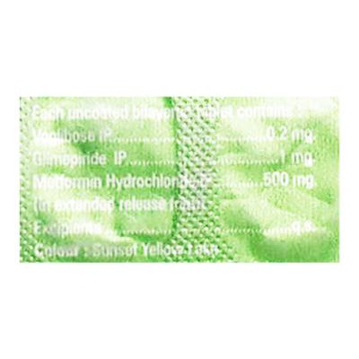 VOGLIBOZ GM 1mg Tablet 10's - Diabetes-Ant