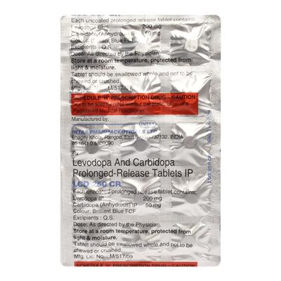 LCD 250 CR Tablet 15's - Parkinsonism-Apd