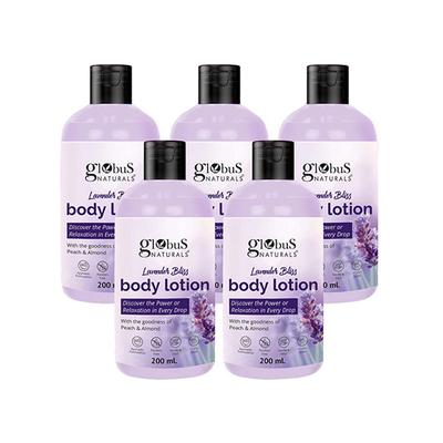 Globus Naturals Lavender Bliss Body Lotion, 200ml each 5's - Creams, Lotions & Oils