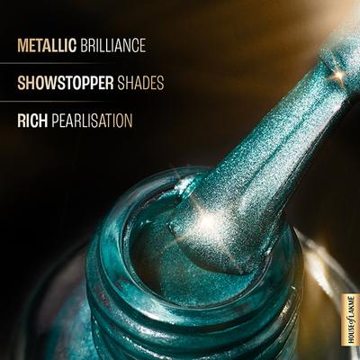 Lakme Ultimate Glam Chrome Nail Mint CH10 6 ml - Nail Polish