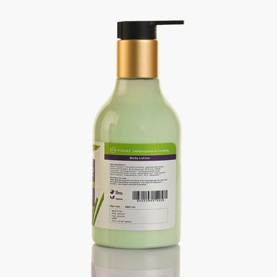VIA TOKYO ORGANIC Lemongrass & Ginseng Body Lotion for Nourishing Skin, No Sulphates, No Paraben 285 ml - Lotions & Creams
