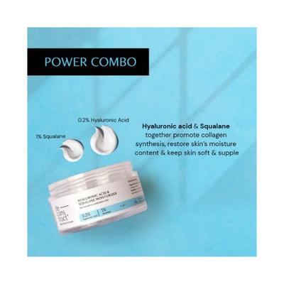 Deconstruct Hyaluronic Acid & Squalane Moisturizer - 0.2% Hyaluronic Acid + 1% Squalane 50 gm - Face Moisturizers