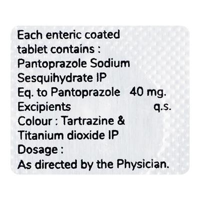 Pantoka 40mg Tablet 10'S - Ulcer/Reflux/Flatulence-Aaa