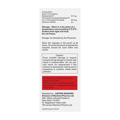 COMBIHALE FB 0.5mg Respules 5x2ml - Asthma/COPD-Ast