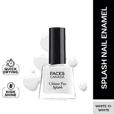 FACESCANADA Ultime Pro Splash Mini Nail Enamel White O White 14 5 ml - Nail Polish