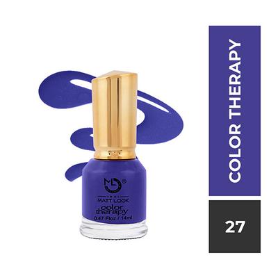 Matt Look Nails Makeup Colour Therapy Nail Polish, Shade No - 27 14 ml - Nail Polish