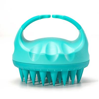 Rey Naturals Hair Scalp Massager Shampoo Green Brush 1's - Hair Brushes