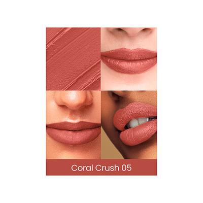 Swiss Beauty Pure Creamy Lipstick -Coral Crush 4 g - Lipsticks