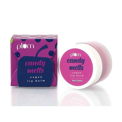 Plum Candy Melts Vegan Lip Balm Berry Feast 12 Gm - Lip Balms