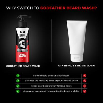 Beardo Godfather Beard Wash 100 ml - Beard Wash