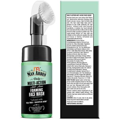 Man Arden Daily Multi Action Anti Acne Foaming Face Wash 120 ml - Face Washes