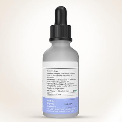 Deconstruct Oil Control 3% Niacinamide Serum & 2% Salicylic Acid With Liposomal Technology (30 ml) - Toners
