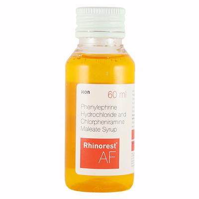 RHINOREST AF Syrup 60ml - Cough And Cold-Cou