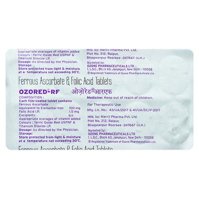 OZORED RF Tablet 10's - Supplements-Vam
