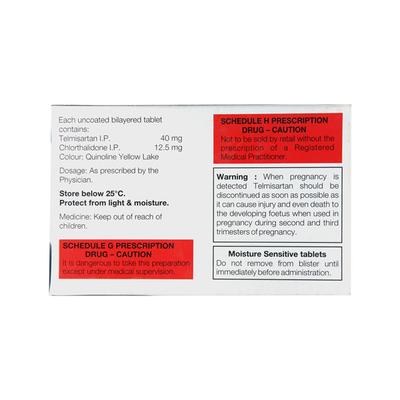 Telpres Ct 40/12.5Mg Tablet 15's - Hypertension-Ang