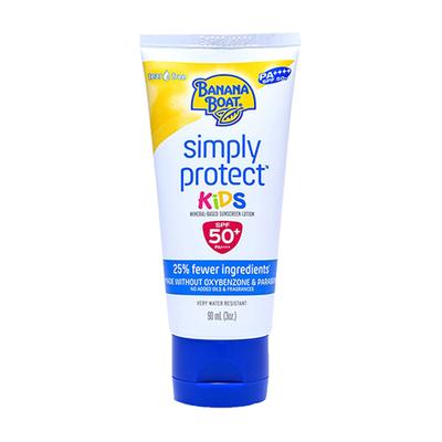 Banana Boat Kids Sensitive Mineral Based Sunscreen Lotion Spf 50 90 ml - Face Sunscreen