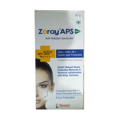 ZORAY APS NEXT SPF 50+ PA++++ Sunscreen 50gm - Sunscreen Preparations-Emo