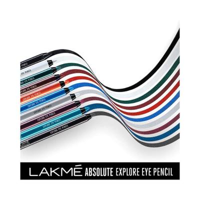 Lakme Absolute Explore Eye Pencil Tough Metal 1's - Eyebrow Pencils & Enhancers