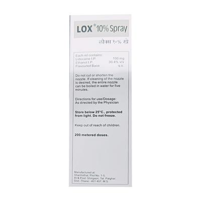 LOX 10% Spray 20ml - Anaesthesia - Local-Ana
