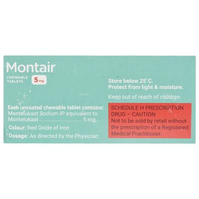 Montair 5mg Strawberry Flavour Chewable Tablet 15'S - Allergies-Ant