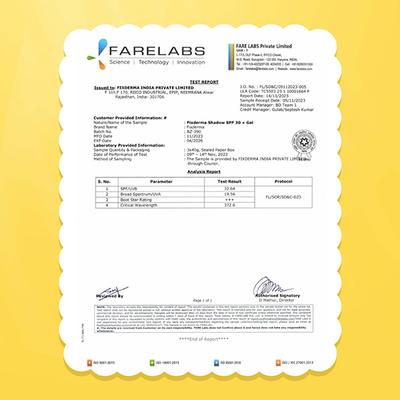 Fixderma Shadow SPF 30+ Gel 75 gm - Face Gels