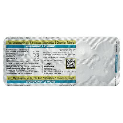 NUROKIND Z MORE Tablet 10's - Supplements-Vam