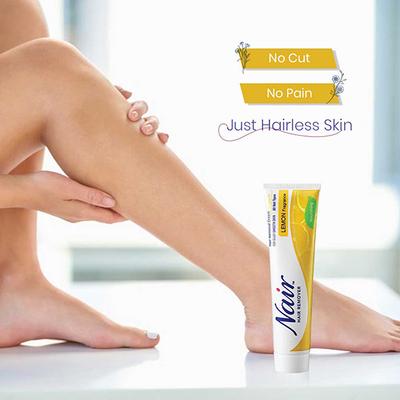 Nair Legs & Body Hair Removal Cream - Lemon 110 gm - Shaving & Hair Removal